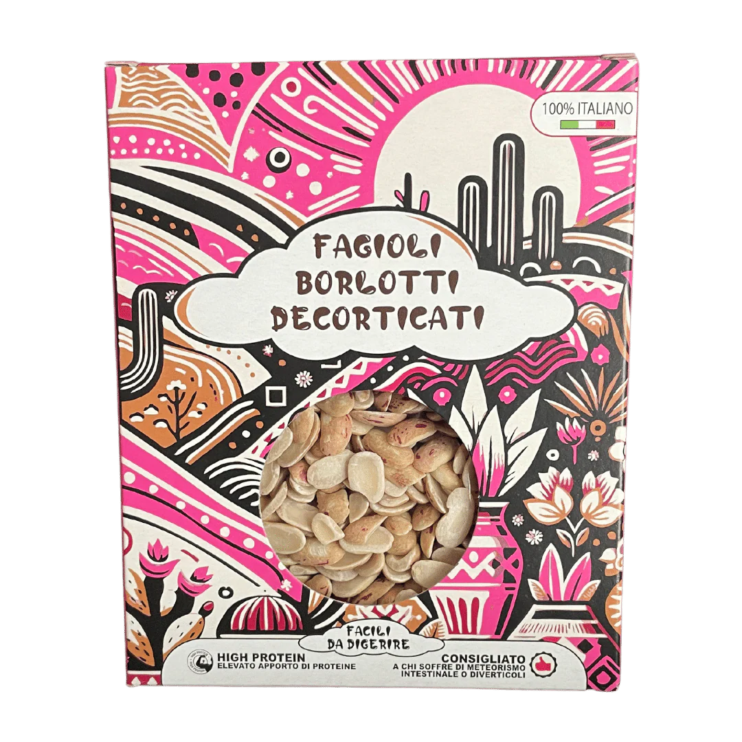 Fagioli Borlotti Decorticati Legud 400gr