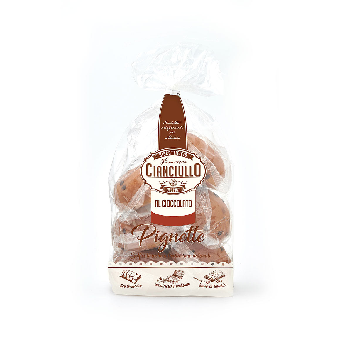 Pignette con Gocce di Cioccolato Cianciullo