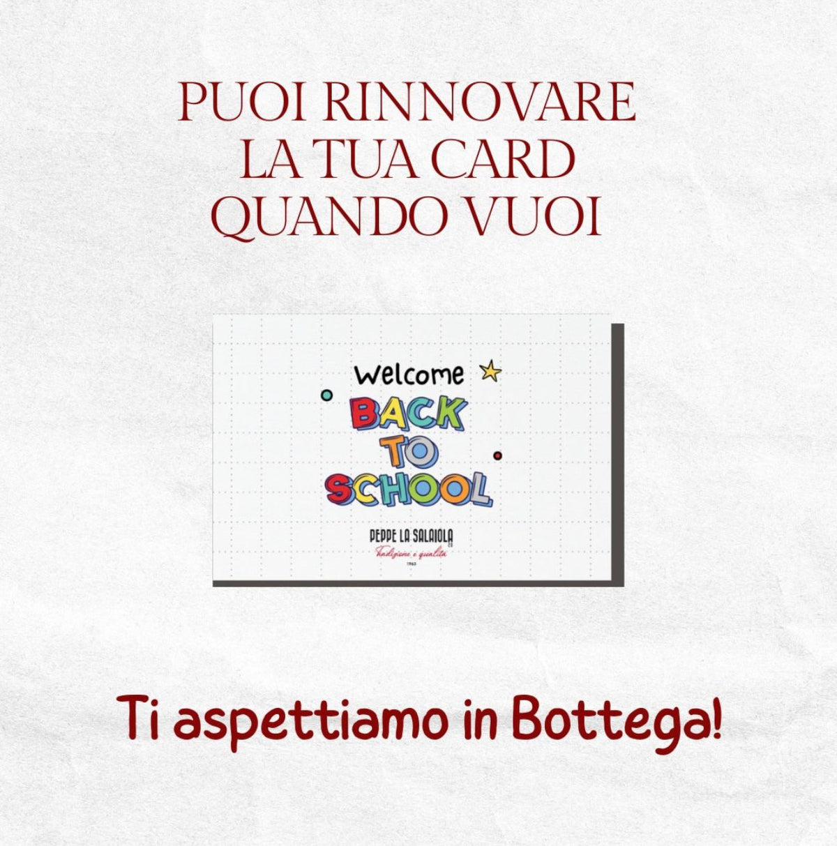 Card BACK TO SCHOOL Basic